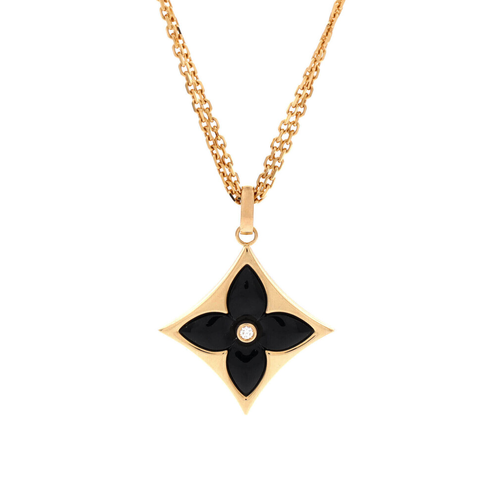 Louis Vuitton XL Color Blossom Star Medallion Pendant Necklace
